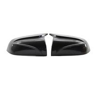 SADQRG Caches Rétroviseur Paire De Coques De Rétroviseurs De Rechange pour Tesla pour Model 3 2017-2023, Noir Brillant/Aspect Fibre De Carbone Capuchon Rétroviseur(Look de Carbone)
