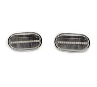 SADQRG Clignotant de rétroviseur Lot De 2 Clignotants Latéraux Dynamiques Pour Chevy Pour Cruze HR52S 2006/05 Feu Clignotant Rétroviseur(Clear)