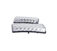 SADQRG Clignotant de rétroviseur Pour Nissan 350Z Z33 LCI 2003-2009 Feu De Pare-chocs Avant À LED Feux De Jour Clignotant DRL Feu Clignotant Rétroviseur(2003-2005 Clear)