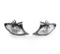 SADQRG Feu Clignotant Rétroviseur Clignotants d'angle pour BMW E46 2002-2005 pour Série 3 320i 325i 330i Phares Avant Clignotants Accessoires De Feux d'angle Indicateurs Latéraux(Left and Right)