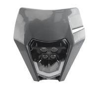 SADQRG Led Phare Rond Pour EXC Pour SX 2016 2017 2018 2019 2020 2021 Ensemble Phare LED Moto(2017 Grey)