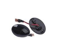 SADQRG Lot 2 Feux Clignotants Dynamiques À LED Avec Fonction Séquentielle Pour Opel Pour Corsa B/C Pour Combo B/C Pour Meriva A Pour Astra F Pour Vita Clignotant Rétroviseur(Smoked Black)