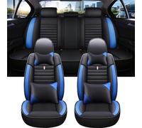 SADQRG VéHicule Protection Tapis Housse Siège Voiture Universelle pour Kuga pour Astra pour Volvo pour S60 pour Qashqai pour J11 Détails Intérieurs Housse Couvre Sieges(Black Blue A)