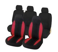 SADQRG VéHicule Protection Tapis Housses Siège Baquet Arrière Universelles Respirantes avec Éponge Composite 3mm Protection Intérieure Housse Couvre Sieges(Rouge)