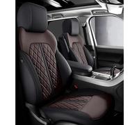 SADQRG VéHicule Protection Tapis Housses Siège Voiture Cuir Imperméable Personnalisées pour Benz pour W203 W204 W205 W212 W221 W213 Housse Couvre Sieges(Black Coffee)
