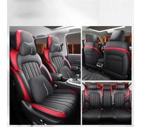 SADQRG VéHicule Protection Tapis Housses Siège Voiture Personnalisées Ensemble Complet Cuir pour Réservoir 300 2021-2024 Protection Style Intérieur Housse Couvre Sieges(Red A)