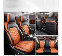 SADQRG VéHicule Protection Tapis Housses Siège Voiture Personnalisées Ensemble Complet Cuir pour Réservoir 300 2021-2024 Protection Style Intérieur Housse Couvre Sieges(Orange)