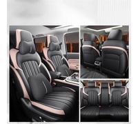 SADQRG VéHicule Protection Tapis Housses Siège Voiture Personnalisées Ensemble Complet Cuir pour Réservoir 300 2021-2024 Protection Style Intérieur Housse Couvre Sieges(Pink A)