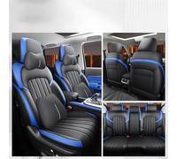 SADQRG VéHicule Protection Tapis Housses Siège Voiture Personnalisées Ensemble Complet Cuir pour Réservoir 300 2021-2024 Protection Style Intérieur Housse Couvre Sieges(Blue A)