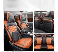 SADQRG VéHicule Protection Tapis Housses Siège Voiture Personnalisées Ensemble Complet Cuir pour Réservoir 300 2021-2024 Protection Style Intérieur Housse Couvre Sieges(Orange A)