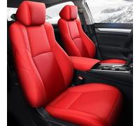 SADQRG VéHicule Protection Tapis Housses Siège Voiture Personnalisées Ensemble Complet pour Accord 9e Génération 2014-2017 Protection Housse Couvre Sieges(Rouge)