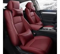 SADQRG VéHicule Protection Tapis Housses Siège Voiture Personnalisées Ensemble Complet pour Accord 9e Génération 2014-2017 Protection Housse Couvre Sieges(Wine Red A)