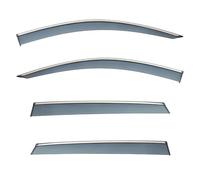 SADQRG VisièRe Pare-Brise De Fenêtre pour Q7 MK2 4M 2016 - 2022 Déflecteurs Vent Pare-Soleil Pare-Pluie DéFlecteurs LatéRaux(PC Plating)