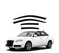 SADQRG VisièRe pour A4 MK2 B6 MK3 B7 2000-2008 Visière Fenêtre Pluie Ou Brillance Latérale Déflecteur Nuances Bande DéFlecteurs LatéRaux(Plating)