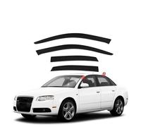 SADQRG VisièRe pour A4 MK2 B6 MK3 B7 2000-2008 Visière Fenêtre Pluie Ou Brillance Latérale Déflecteur Nuances Bande DéFlecteurs LatéRaux(Without Bar)