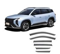 SADQRG VisièRe pour Hyundai pour Mufasa NU2 2023 + Visière De Fenêtre Pare-Vent Protection Contre La Pluie DéFlecteurs LatéRaux(6pcs)