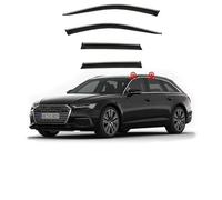SADQRG VisièRe Visière De Fenêtre pour A6 Wagon MK5 C8 2020 - 2022 Déflecteurs Vent Pare-Soleil Protection Porte DéFlecteurs LatéRaux(Plating)