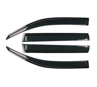 SADQRG VisièRe Visière Fenêtre Voiture pour Toyota pour Land pour Cruiser pour Prado 150 LC150 Ventilation Flux De Pluie Respirant DéFlecteurs LatéRaux(Noir)