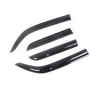 SADQRG Voiture DéFlecteurs pour Ford pour 2015-2021 an Auto Fenêtre Latérale Déflecteurs De Vent Visières Noir Pluie Garde Porte Visière Évent Nuances Sombre Fumée DéFlecteur Vent Voiture