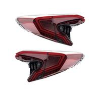 SADQRG Voiture Feu Arrière 1 Paire Feux Arrière Led Antibrouillard Feu Arrière DRL+Frein+Parc+Feux Signalisation Pour Toyota Pour C-HR Pour CHR 2016-2020 Feux Frein(Red Cover)