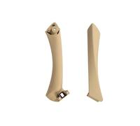 SADQRG Voiture intérieures d'accoudoir Pour BMW Pour Série 3 E90 E91 Cache De Poignée De Porte Intérieure 51417230850 51419150336 51417230849 51419150335(Beige Set Right)