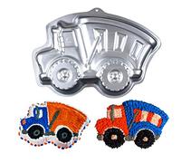 SADYFON Moule à gâteau en aluminium 3D en forme de camion pour décoration de gâteau d'anniversaire, anniversaire de mariage, fête
