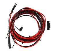 SAE Câble d'extension 12 AWG pour panneau solaire et chargeur de batterie - 2/3/5 m Fil de cuivre étamé rouge/noir avec protection IP68, adaptateur d'inversion de polarité inclus