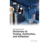Sae International's Dictionary Of Testing, Verification, And Validation