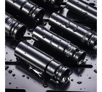 SAE robuste pour jeu de douilles à choc 9 tailles, avec anneaux d'identification à code couleur, design de poche hexagonale et boucle de montage pour l'organisation des outils (électrophorèse)