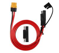 SAE to XT60 Adapter Extension Cable,XT-60 Female to SAE Cable with 12AWG for Solar Generator Power Station-1m