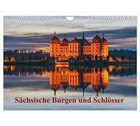 Sächsische Burgen und Schlösser (Wandkalender 2026 DIN A4 quer), CALVENDO Monatskalender: Sächsische Burgen und Schlösser, der Fotograf Gunter Kirsch ... Burgen und Schlösser im Freistaat Sachsen.