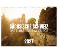 Sächsische Schweiz - Das Elbsandsteingebirge (Wandkalender 2027 DIN A3 quer), CALVENDO Monatskalender: Impressionen aus der Sächsischen Schweiz im Elbsandsteingebirge