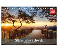 Sächsische Schweiz - Impressionen (Tischkalender 2026 DIN A5 quer), CALVENDO Monatskalender: Die Schönheit der Sächsischen Schweiz