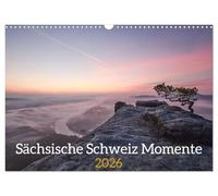 Sächsische Schweiz Momente 2026 (Wandkalender 2026 DIN A3 quer), CALVENDO Monatskalender: Zwölf abwechslungsreiche und Stimmungsvolle Naturmomente.
