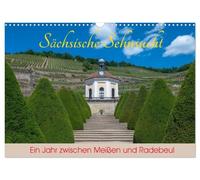 Sächsische Sehnsucht - Ein Jahr zwischen Meißen und Radebeul (Wandkalender 2027 DIN A3 quer), CALVENDO Monatskalender: Hier entfaltet Sachsen seinen schönsten Glanz.