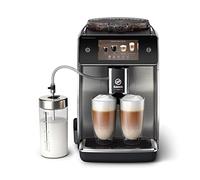 Saeco GranAroma Deluxe Machine Expresso - Café à Grain - Connexion Wi-Fi, 18 Spécialités de Café, Écran Tactile Intuitif, 6 Profils Utilisateur, Broyeur en Céramique (SM6685/00)
