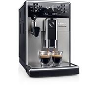 Saeco HD8924/01 Picobaristo Machine à café automatique, avec système Aqua Clean, Mousseur à Lait automatique, argenté