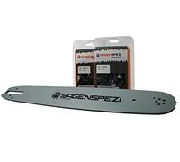 Sägenspezi Guide 32cm .325" 1,6mm et 2 chaînes à gouge carrée pour Stihl 024 024AV AV MS240 MS 240 Super