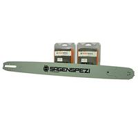 Sägenspezi Guide 90cm .404" 106 maillons 1,6mm et 2 chaînes à gouge carrée pour Stihl 070 090 Contra