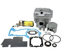 Sägenspezi Kit cylindre pour Stihl 044-50mm - 10mm d'axe de piston & bougie Bosch WSR6F & Sägenspezi Kit de joint