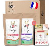 SAELYA - Duo Détox 28 Jours | Thé Gingembre & Maté | Efficace Et Rapide Pour Femme Ou Homme Pour Un Ventre Plat