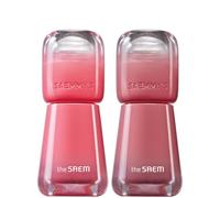 Saemmy Ade Shot Tint (03, 04) Colorant à lèvres coréen à base d'eau avec finition hydratante, brillance volumineuse et rayonnante, confort durable, 0,1 fl. oz