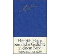 Sämtliche Gedichte in zeitlicher Folge Heine, Heinrich (Auteur)