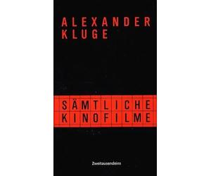 Sämtliche Kinofilme: Abschied von gestern, Gelegenheitsarbeit einer Sklavin, Die Artisten in der Zirkuskuppel: ratlos, Die unbezähmbare Leni Peickert, der große Verhau, Willi Tobler und der Untergang der 6. Flotte, In Gefahr und größter Not bringt der Mittelweg den Tod, Der starke Ferdinand, Deutschland im Herbst, Die Patriotin, Krieg und Frieden, Der Kandidat, Die Macht der Gefühle, Serpentine Gallery Program, Der Angriff der Gegenwart auf die übrige Zeit, Vermischte Nachrichten, Kurzfilme