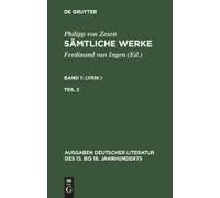 Sämtliche Werke, Bd 1/Tl 2