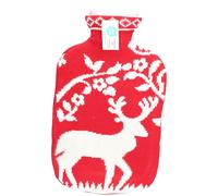 Sänger Bouillotte 2L Housse Tricotée Rouge Motif Cerf 1 pc(s)