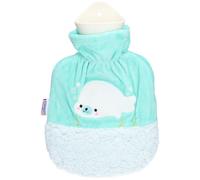 SÄNGER Bouillotte caoutchouc naturel velours 0,8L otarie bleu 1 pc(s)