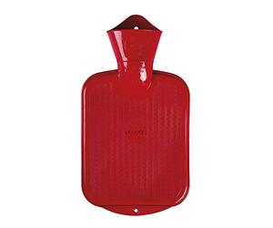 Sänger - Bouillotte en caoutchouc 15 x 27 cm eau chaude ou froide - 0.8 L - Rouge