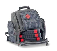 Sänger Top Tackle Systems Iron Claw Back Packer I Sac à dos de pêche, en polyester 400D, 34 x 23 x 40 cm, avec 3 boîtes Vario 275, compartiment principal spacieux, bretelles