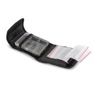 Sänger Top Tackle Systems Iron Claw Leader Case Sac d'accessoires de pêche en polyester 400D 12 x 4 x 13,5 cm avec 5 pochettes transparentes et boîte de rangement pour bas de ligne et petites pièces